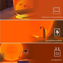 LED USB Luminária Luz do Pôr do Sol A Cozinha de Oz — Luz Ambiente Decorativa Sunset para Quarto e Sala
