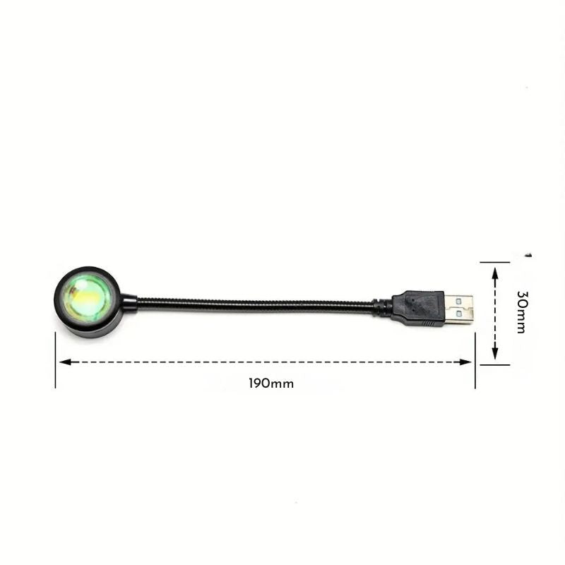 LED USB Luminária Luz do Pôr do Sol A Cozinha de Oz — Luz Ambiente Decorativa Sunset para Quarto e Sala